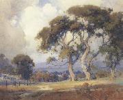 unknow artist Oaks in a California Landscape oil painting reproduction